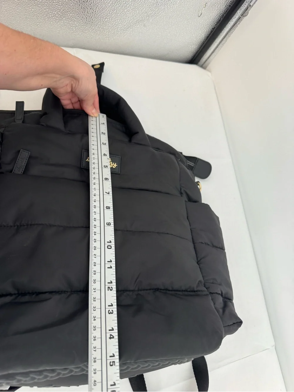 Itzy Ritzy Dream Convertible Diaper Bag - 14 Pockets & Changing Pad, Black